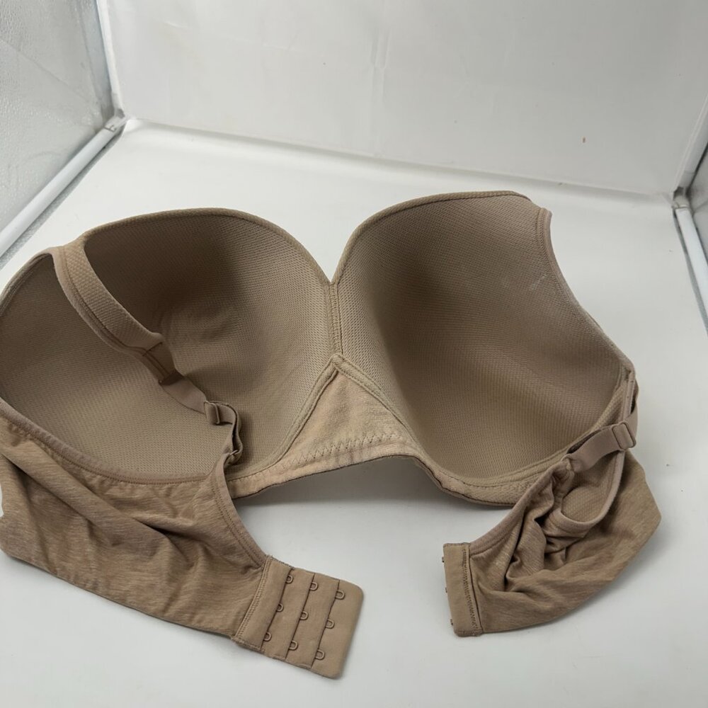 EUC Womens Bali Olga Tan Bra Wireless 44DD 44 DD GM2281A KFT - Picture 3 of 3